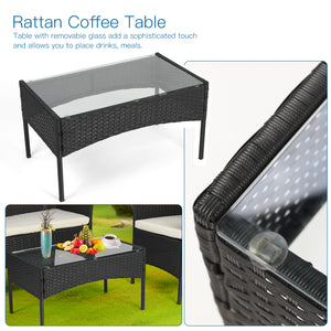 outdoor sofa rattan set for garden