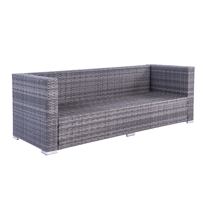 Grey Rattan Corner Sofa cheap
