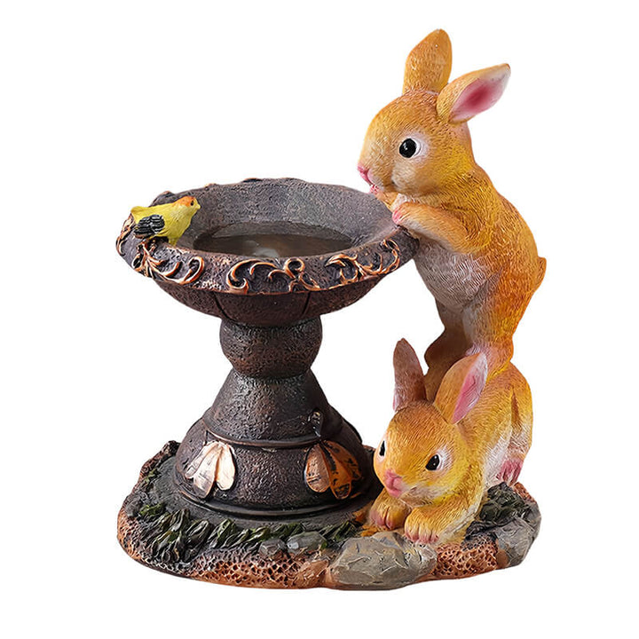 decorative solar garden lights rabbit