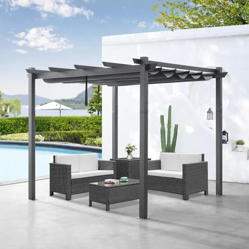 pergola grey color
