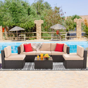rattan sofa